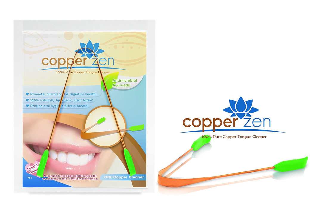 CopperZen 100% Copper Tongue Scraper