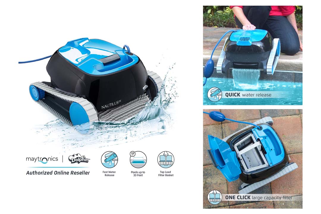 Dolphin Nautilus with CleverClean Robotic Pool Cleaner