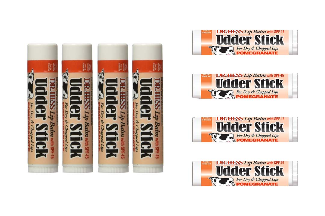 Dr. Hess Udder Stick Lip Balm, 4 Count