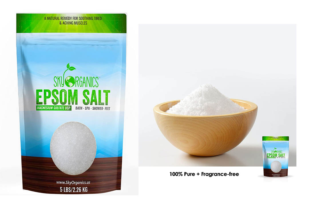 Epsom Salt By Sky Organics (5 LBS)