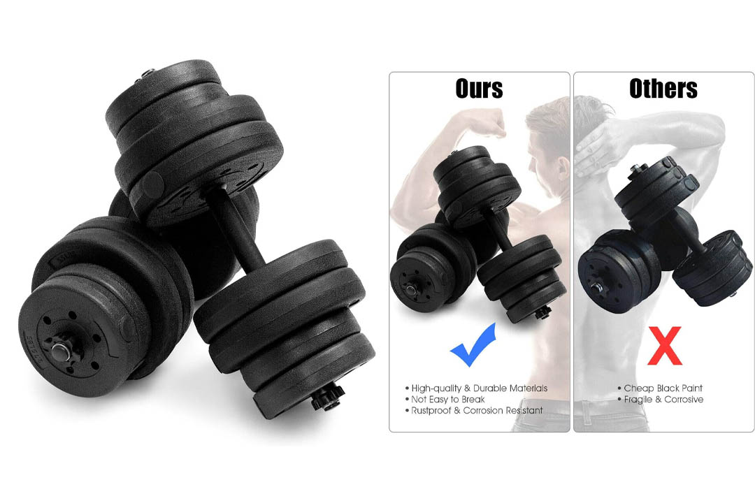 Giantex 66LB Weight Dumbbell Set