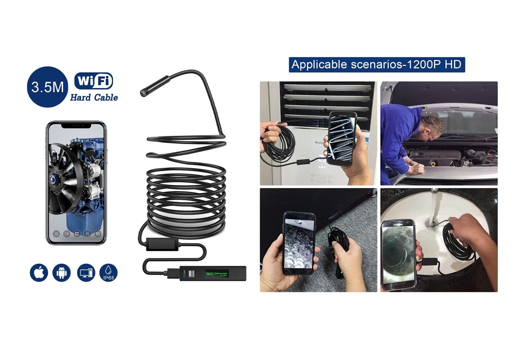 Gruper Wireless Endoscope Inspection Camera