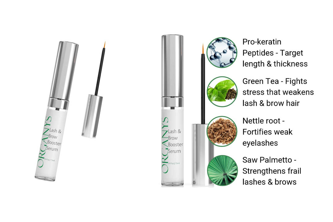 Organyc eyelash & eyebrow growth serum