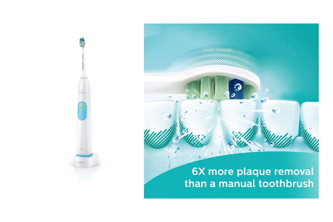 Philips Sonicare 2 Series Plaque Control Sonic Electric Rechargeable Toothbrush