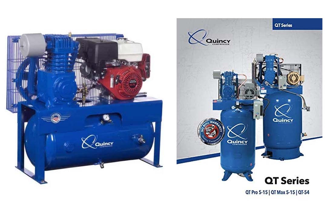 Quincy QT-7.5 Splash Lubricated Reciprocating Air Compressor