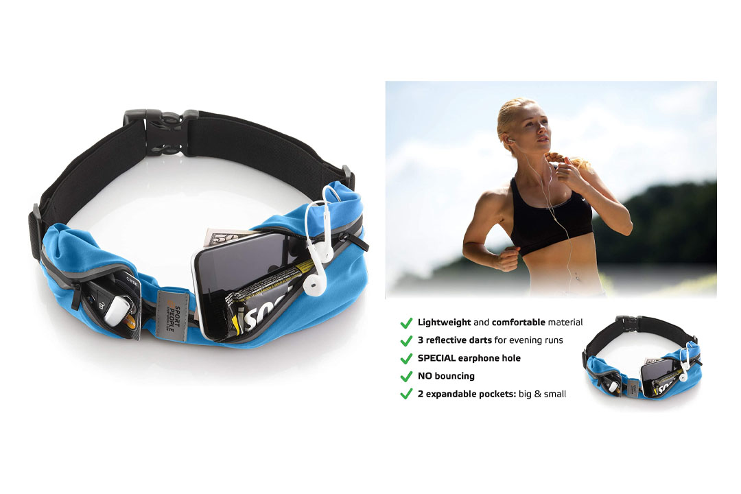 Sport2People Running Belt USA Patented. Fanny Pack