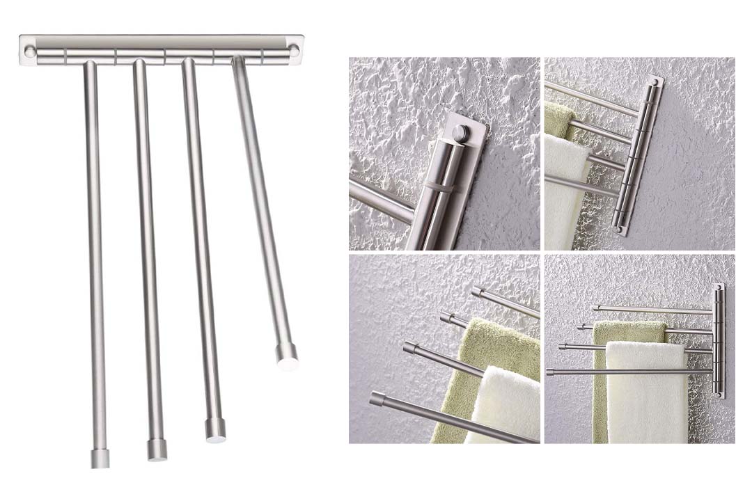 Stainless Steel Swing out Towel Bar