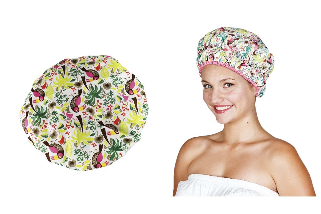 Betty Dain Fashionista Collection Mold Resistant Lined Shower Cap