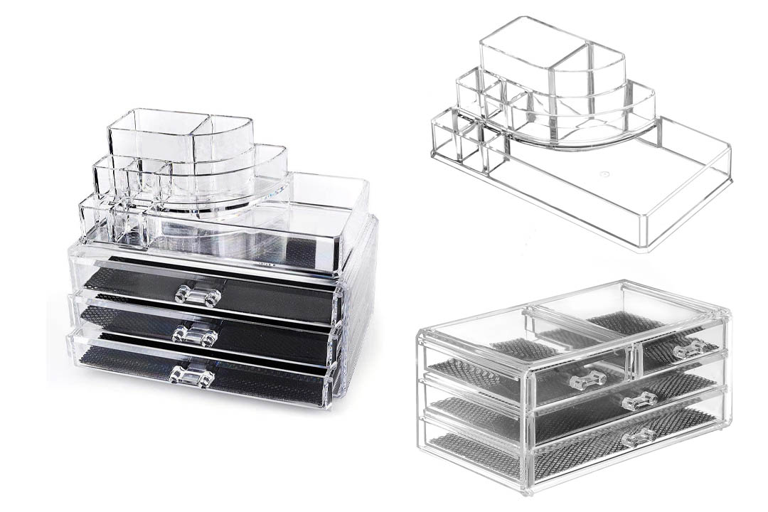 Home-it Clear acrylic makeup organizer cosmetic organizer
