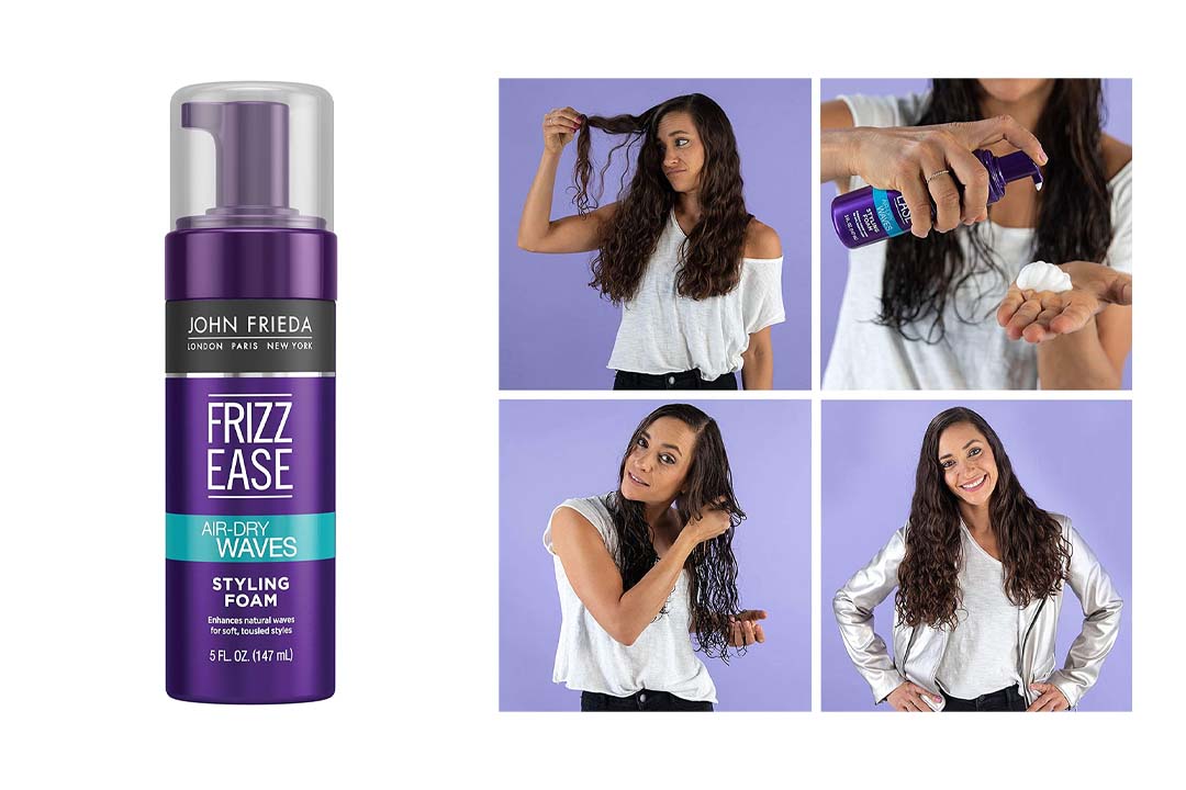 John Frieda Frizz Ease Dream Curls Air Dry Waves Styling Foam