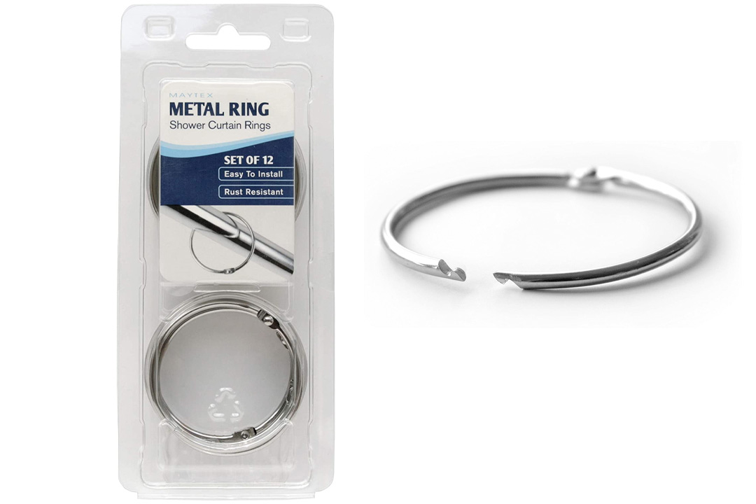 Maytex Mills Metal Circular Shower Ring In Chrome