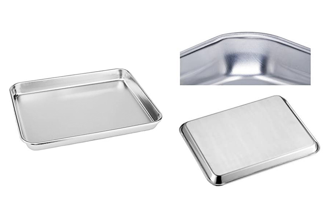 Neeshow Stainless Steel Compact Toaster Oven Pan Tray Ovenware Professional