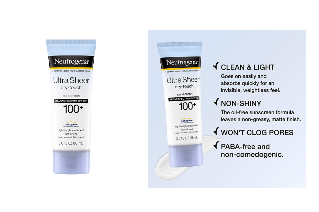 Neutrogena Ultra Sheer Dry-Touch Sunscreen Broad Spectrum SPF 100