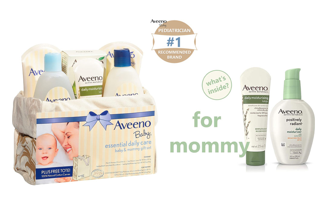 Aveeno Baby Mommy & Me Gift Set, Baby Skin Care Products