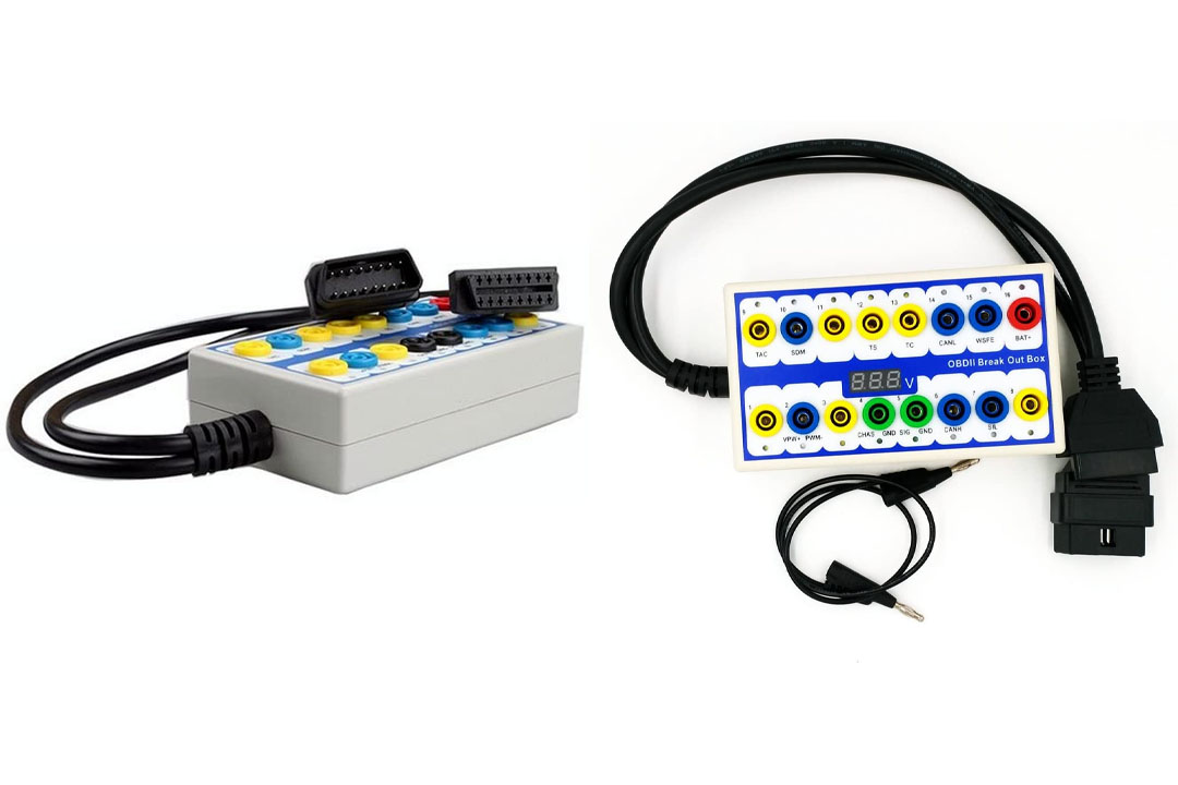 EXCOUP OBDII Protocol Detector and Breakout Box OBD Diagnostic tool