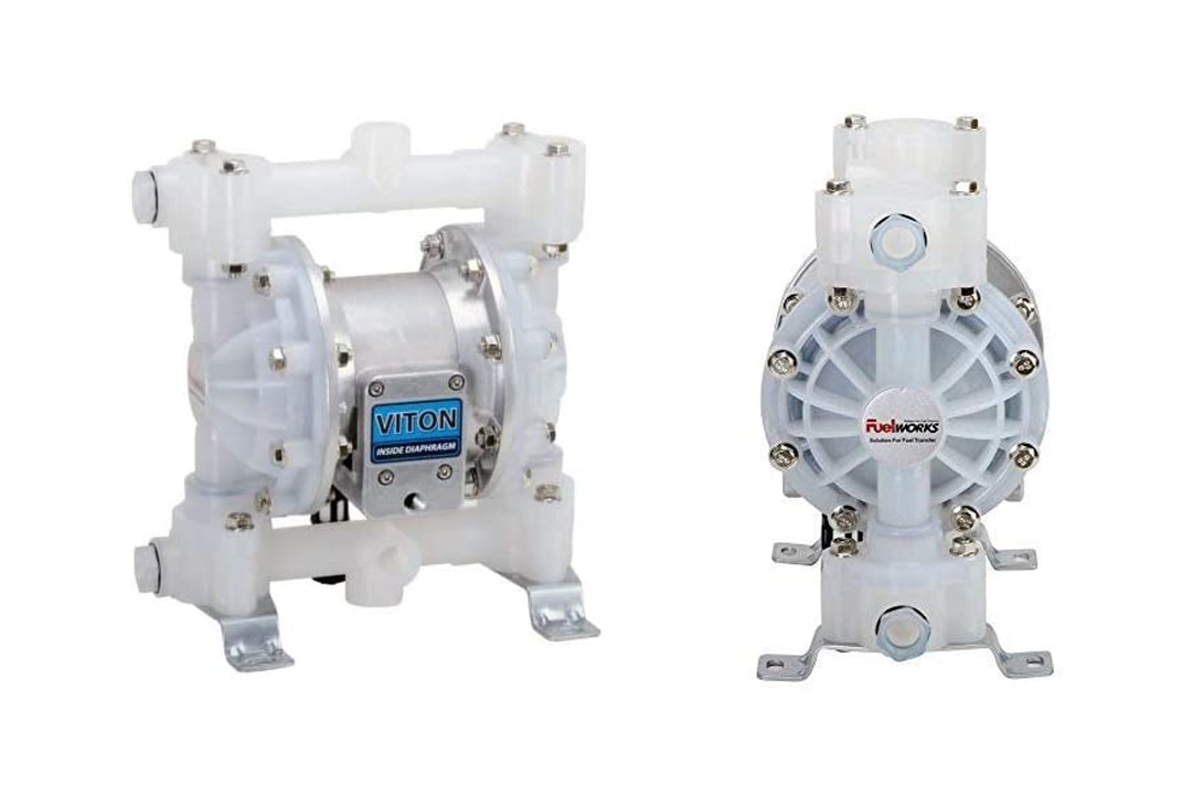 FUELWORKS Heavy Duty Air-Operated Aluminum Diaphragm Pump