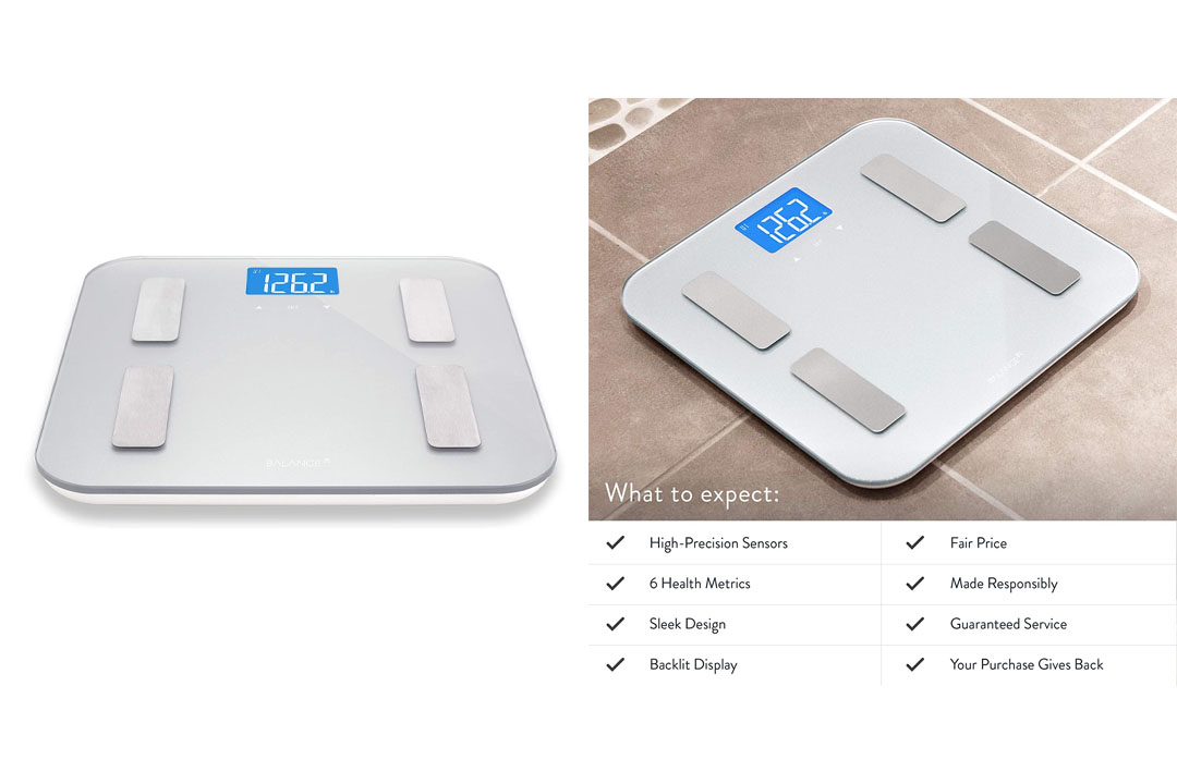 Greater Goods Brand Balance High Accuracy Body Fat Scale