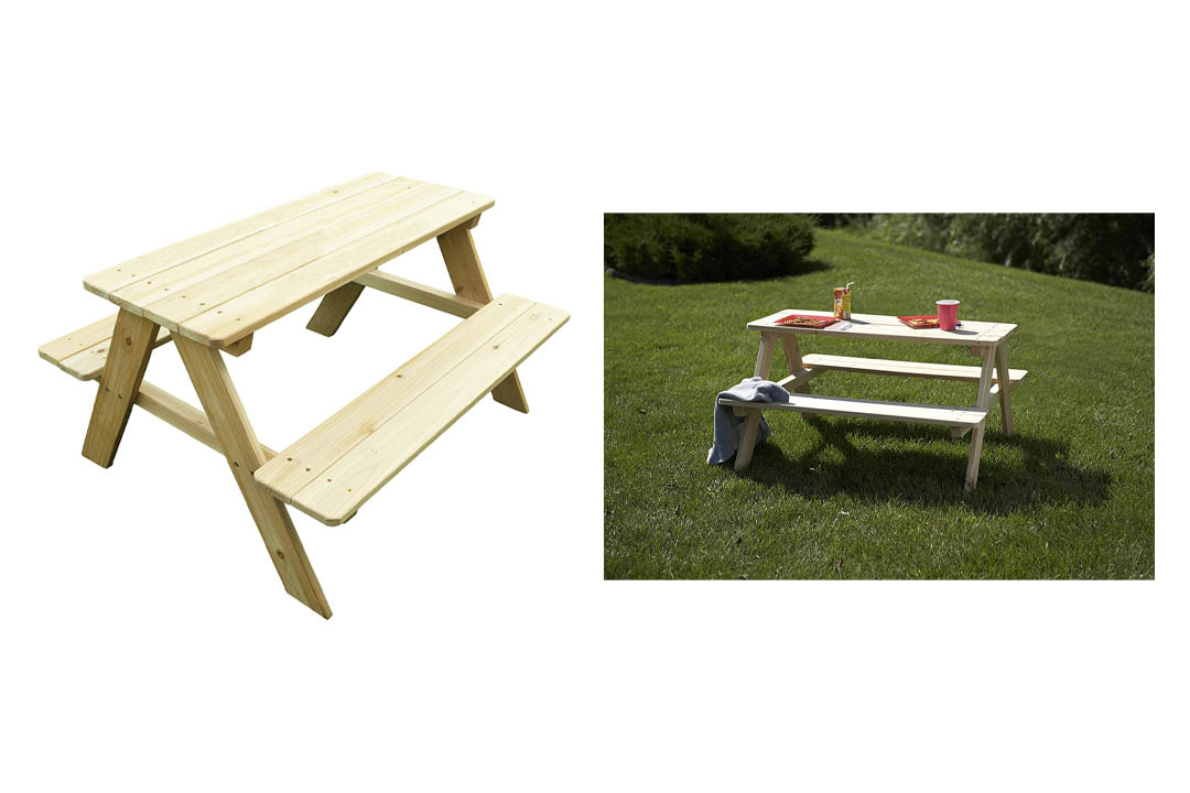 Merry Garden Kids Wooden Picnic Bench