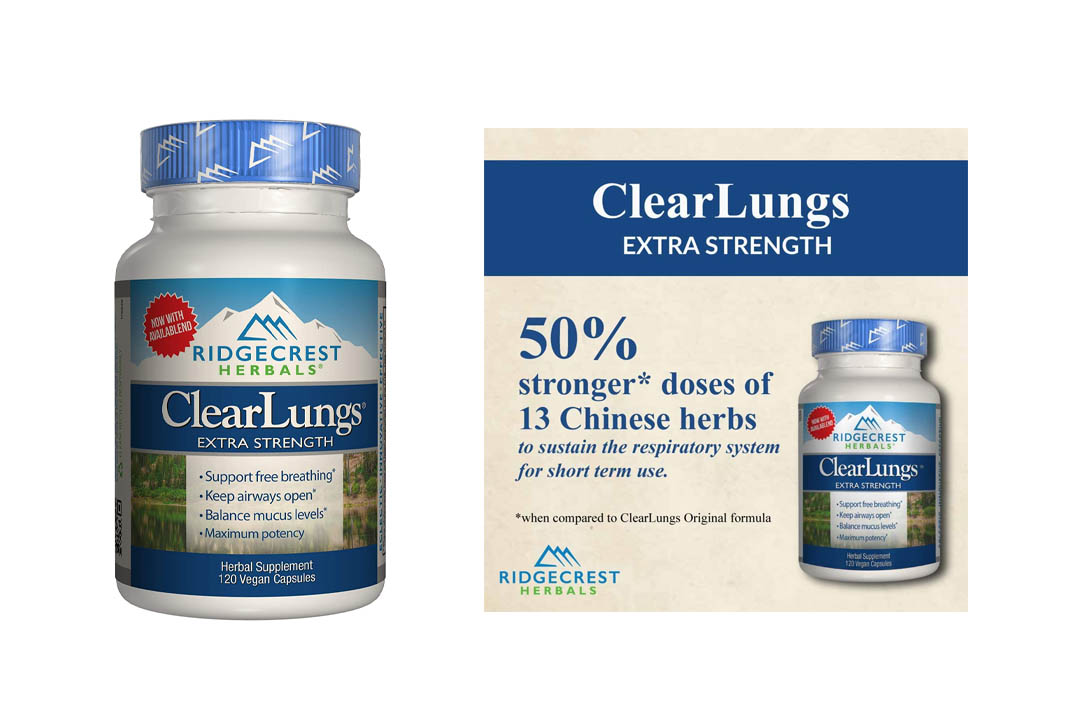 RidgeCrest Clearlungs Extra Strength, Homeo/Herbal Decongestant