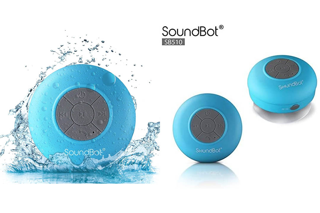 SoundBot SB510 HD Water Resistant Bluetooth 3.0 Shower Speaker