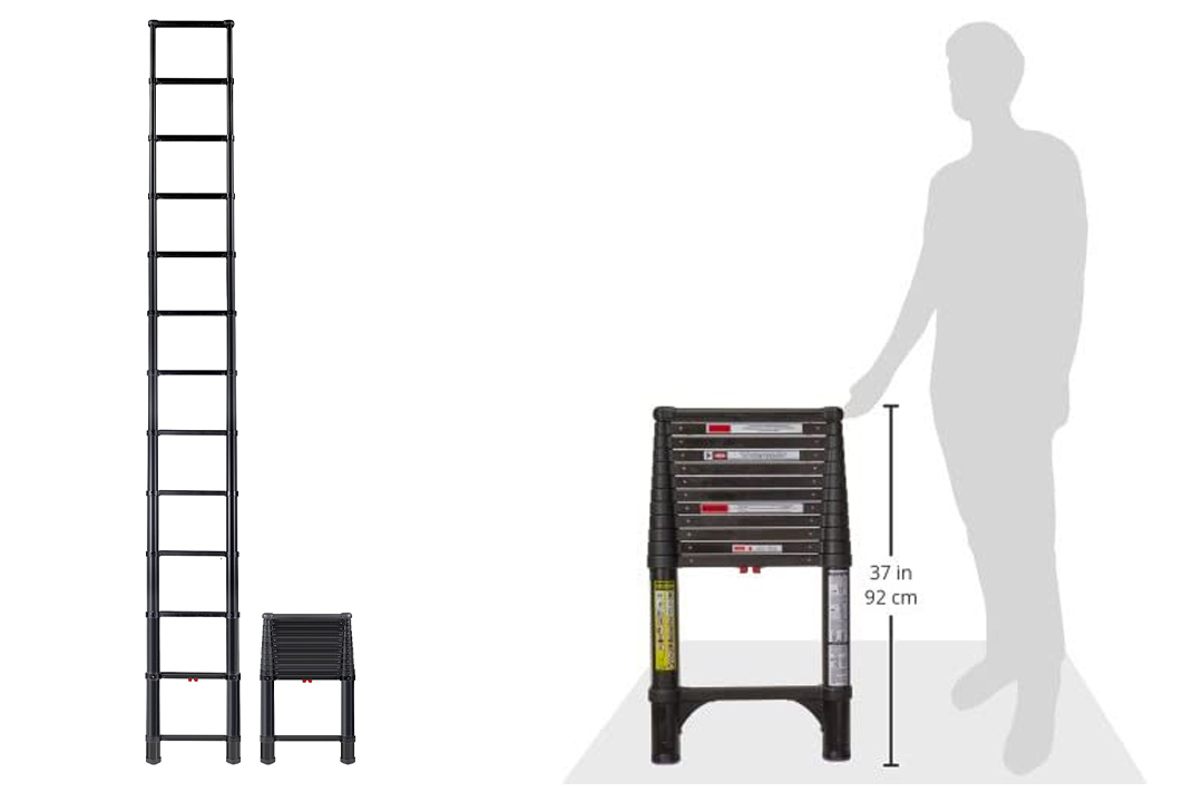 Tactical Telescoping Extension Ladder